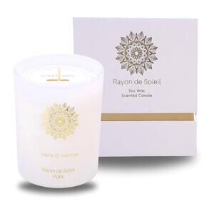 Decorative Soy Wax Candle in Black Matt Glass (7oz) 40 Hours of Burn Time